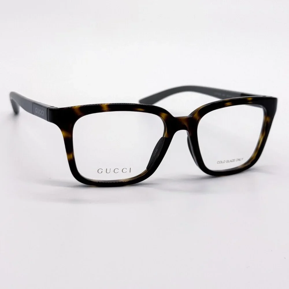 NEW GUCCI GG1738O 002 HAVANA/GREY MEN EYEGLASSES GUCCI